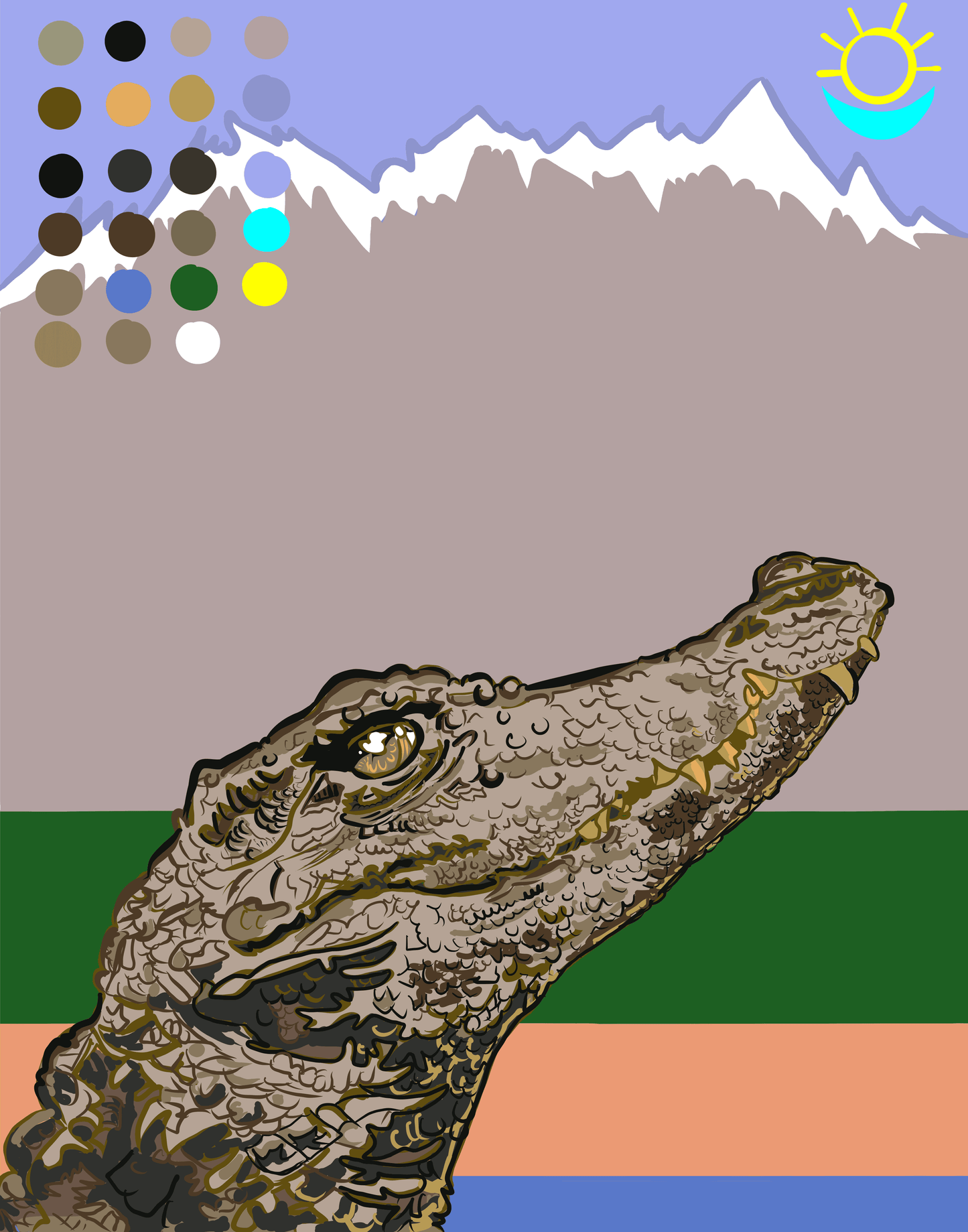 ‘Alligator Mountain’ PæŇŤïŇĠ